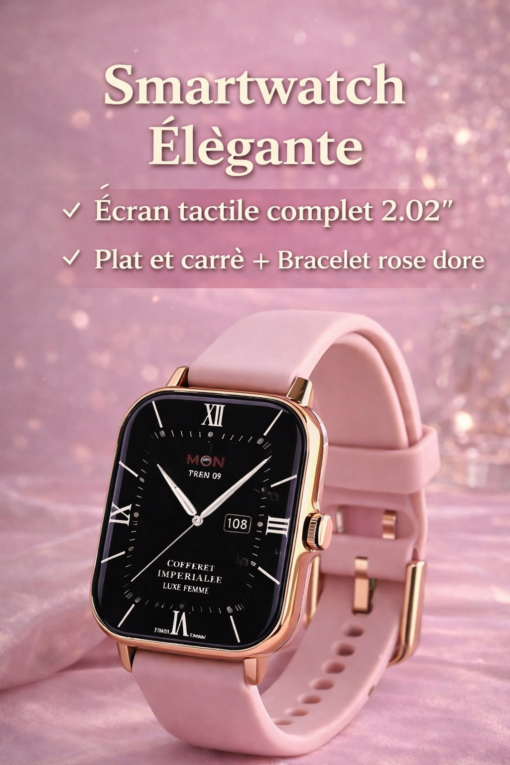 Coffret Impériale™ – Smartwatch & Bijoux Luxe 6 en 1