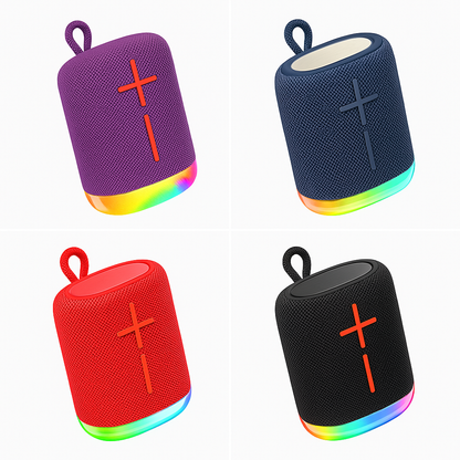 🔊 MINI ENCEINTE BLUETOOTH LED – L’AMBIANCE PARTOUT AVEC TOI