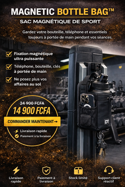 Magnetic Bottle Bag™ – Sac Magnétique de Sport